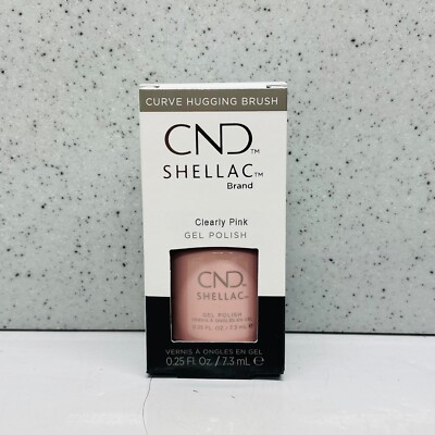 CND Shellac UV LED Gel Nail Polish - Clearly Pink #40523