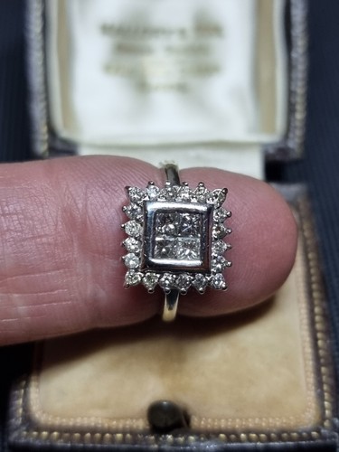 Diamond Ring 1 carat 14ct White Gold Hallmarked Beautiful Design - Picture 4 of 7