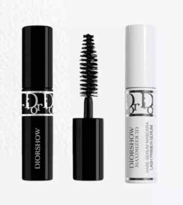 Dior Diorshow Volume Mascara and Diorshow Maximizer 3D (2pcs set) NIB Travel 4ml