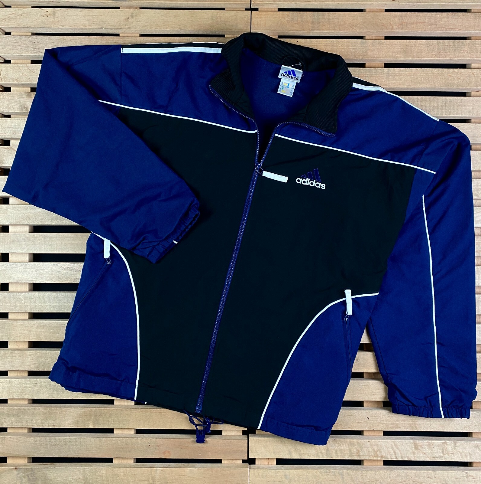 Vintage Adidas Mens Zip Jacket Size L