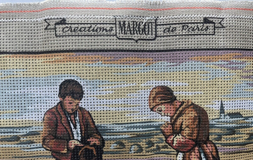 Creations Margot de Paris L'ANGELUS #2105 Vintage Needlepoint Canvas France - Picture 2 of 5