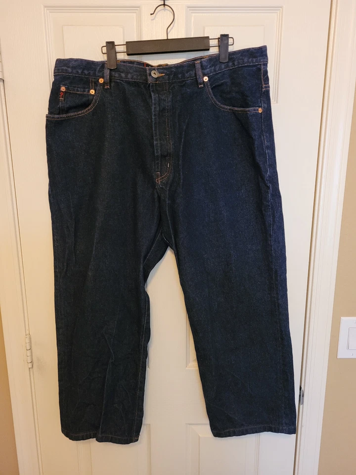 Vintage Guess Jeans Mens Fit 39x27 (tag42x32) Blue European Fit Denim Cotton USA - Image 2 of 4