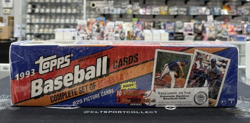 1993 Topps Colorado Rockies Inaugural Factory Sealed Set Jeter RC Gold Rare - Picture 2 of 7