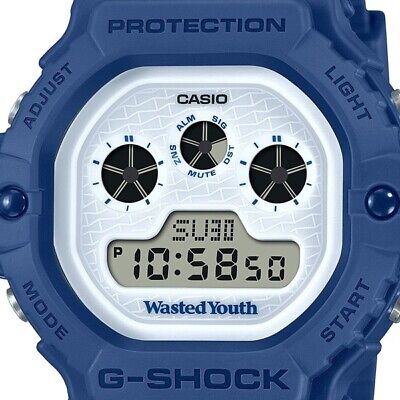 CASIO G-SHOCK DW-5900WY-2JR Wasted Youth Collaboration Quartz Blue W. Y.  Watch