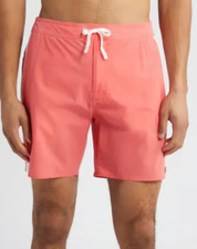 JOHNNIE-O SUN KISSED FLEMMING SIDE STRIPE SURF SHORTS BOARDSHORTS SWIM TRUNKS M