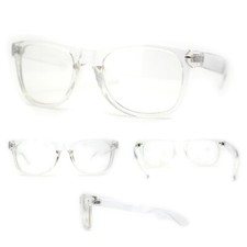 Classic Clear Frame Hipster Nerdy Horn Rim Fashion Eyeglasses