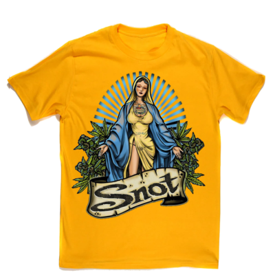 Collection Snot Band Band Gift For Fan Full Size Yellow T-shirt