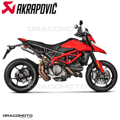 ドゥカティハイパーモタード939用AKRAPOVICチタンS/Oマフラー DUCATI HYPERMOTARD 950 2019-2023 Exhaust AKRAPOVIC Titanium S