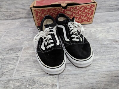 Vans Old Skool Black White Shoes VN000D3HY28 Size 11