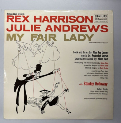 LP - Rex Harrison, Julie Andrews   My Fair Lady - 1958