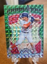 Juan Soto 2021 Panini Mosaic Baseball Producers GREEN MOSAIC PRIZM INSERT No. P6