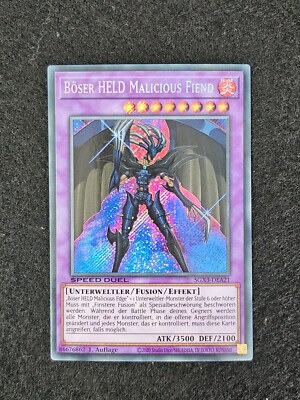 Yu-Gi-Oh! Böser HELD Malicious Fiend - SGX3-DEA21 - Secret Rare 1. Auflage DE NM