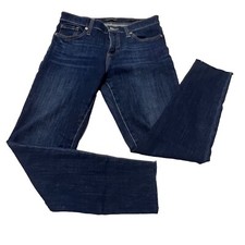 BANANA REPUBLIC Women's Size 26S Mid Rise Skinny Stretch Blue Jeans