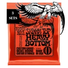 3 Sets Ernie Ball Skinny Top Heavy Bottom Nickel Wound Electric Guitar Strings
