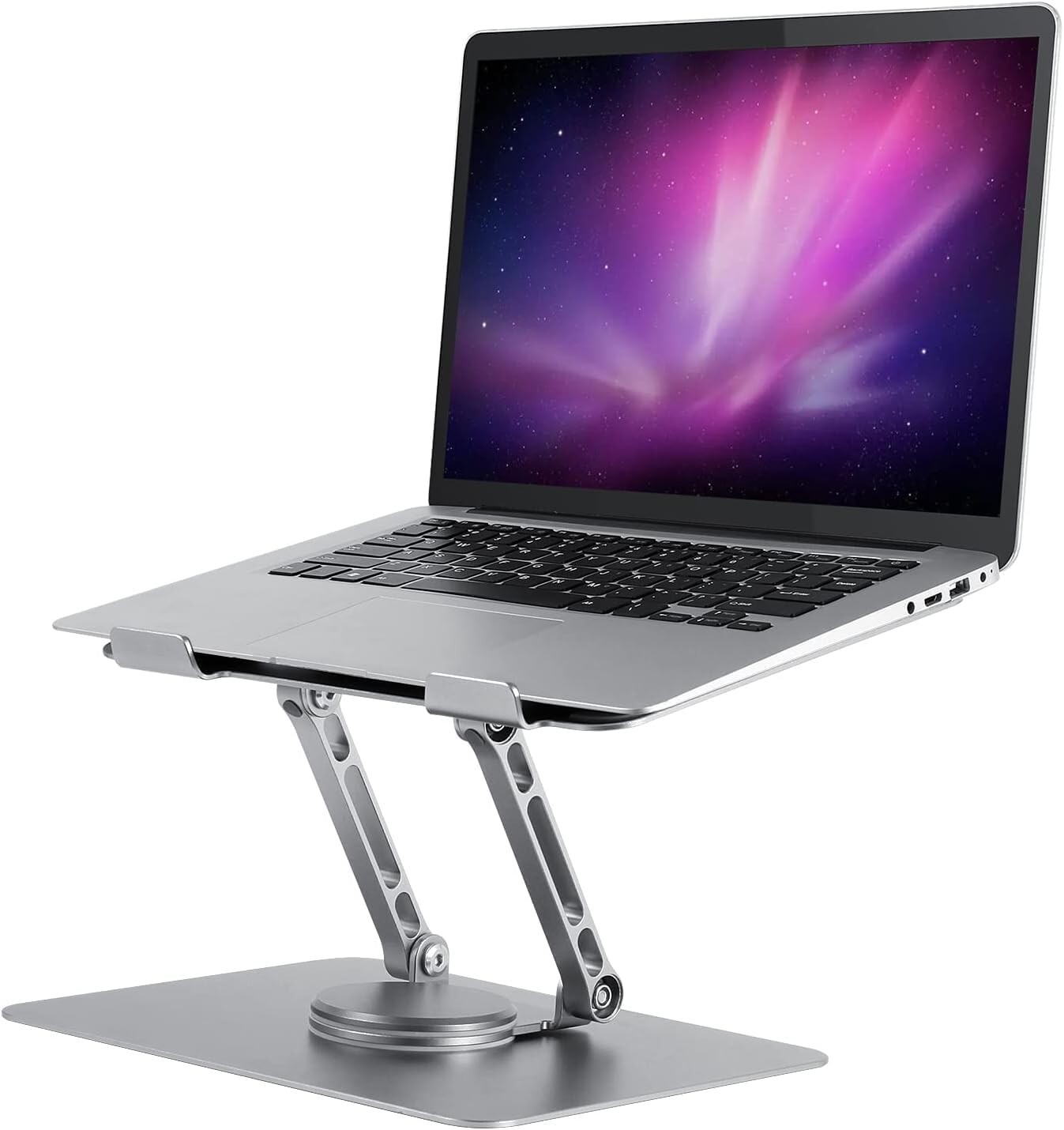 Adjustable 360-Degree Swivel Laptop Stand with Height & Angle Control