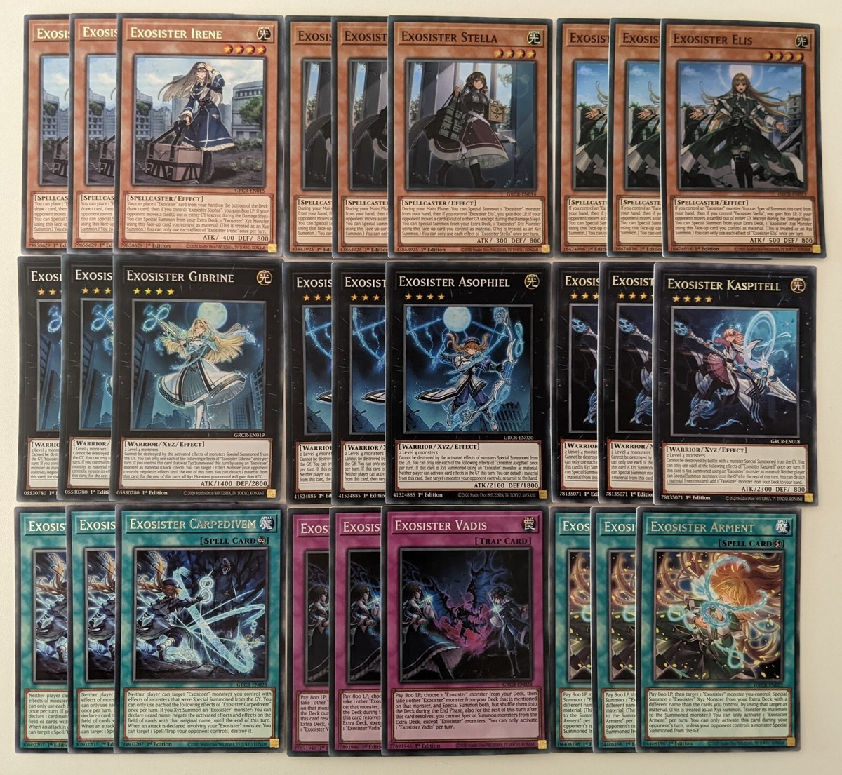 YuGiOh 18 Card Exosister Deck Core with 9 Card Extra Deck | eBay UK YuGiOh 18 Card Exosister Deck Core with 9 Card Extra Deck | eBay UK