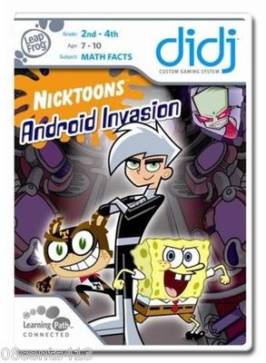 Leap Frog Nicktoons - Android Invasion For didj Custom Gaming System (Ages 7-10)