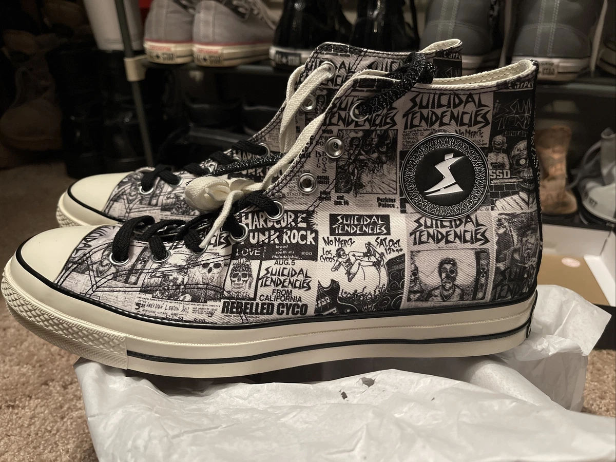 Converse Chuck 70 HI US Men s Size 11.5 162880C Suicidal Tendencies