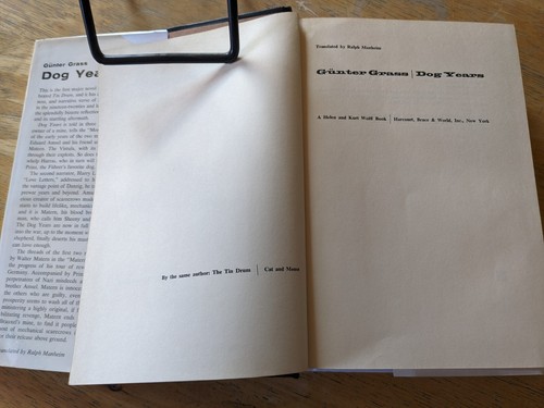 "Hundejahre" (1963), von Gunter Grass, 1. Amerikanische Ausgabe (1965) 1. Druck - Bild 22 von 24