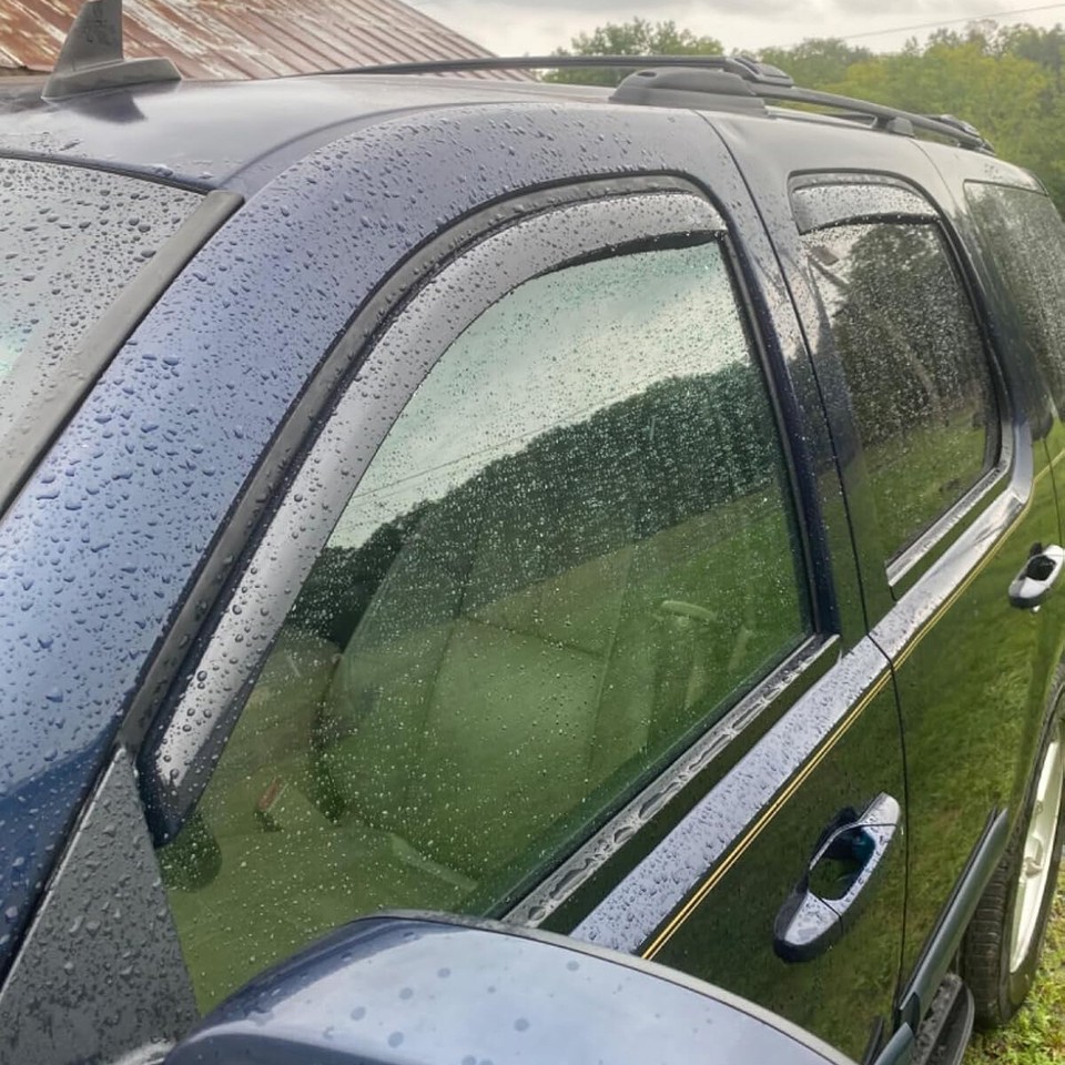 Window Visors Rain Guards For Chevy Tahoe/GMC Yukon/Cadillac Escalade 2000-2006