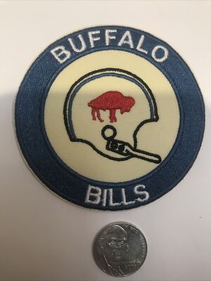 Buffalo Bills vintage embroidered iron on patch 3'' NFL