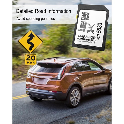SD Card Navigation For Chevrolet/GMC/Cadillac/GM GPS 8677 5533 2020-2023 - Zdjęcie 10 z 12