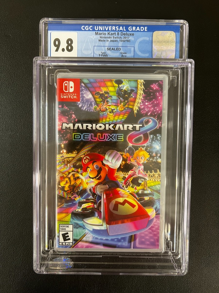 Mario Kart 8 Deluxe Nintendo Switch (2017) CGC Graded 9.8 (A Mario Kart 8 Deluxe Nintendo Switch (2017) CGC Graded 9.8 (A
