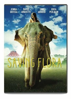 SAVING FLORA DVD Jenna Ortega, David Arquette, Tom Arnold, Martin Martinez, Leo