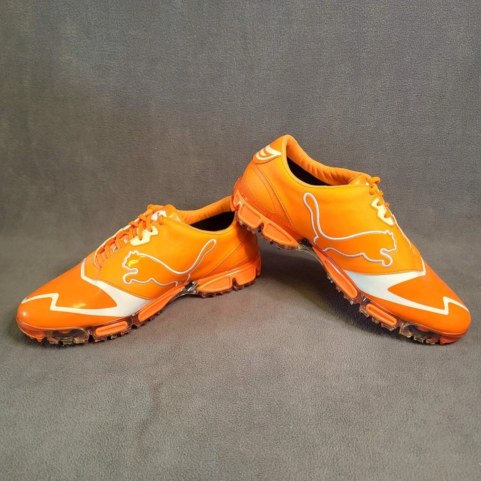 Zapatos de golf Puma S2 Quill idCell talla 7,5 pico suave EU 40 UK 6,5 naranja Foto 3 de 4