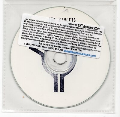 (IW332) The Violets, Foreo - 2007 DJ CD
