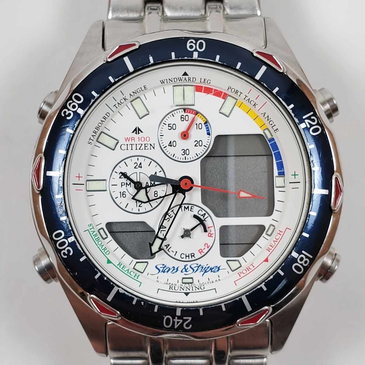 Citizen Stars & Stripes America's Cup 2000 C320-Q01377 TA