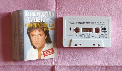 Cassette ROBERTO CARLOS   El Gato Que Esta Triste Y Azul - CBS YEL-181 (EX/EX)