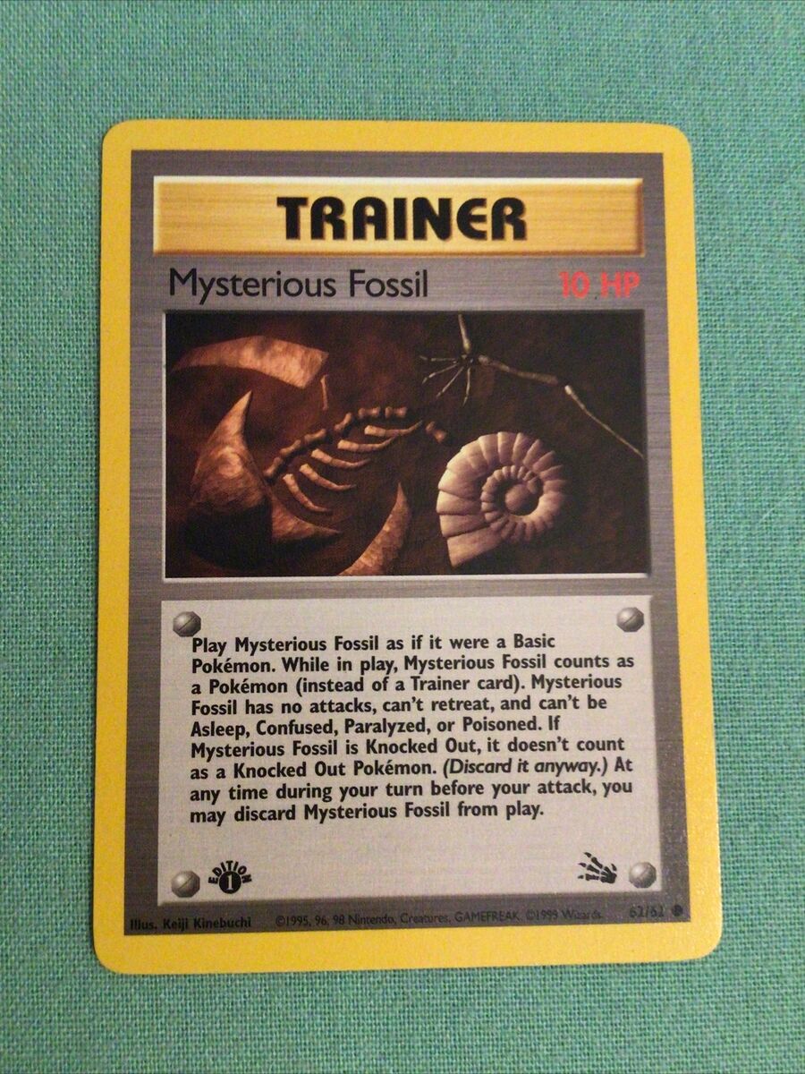 Pokémon TRADING CARD GAME FOSSIL 未開封 Complete 1st Edition Fossil Set & More – #62/62 Pokemon