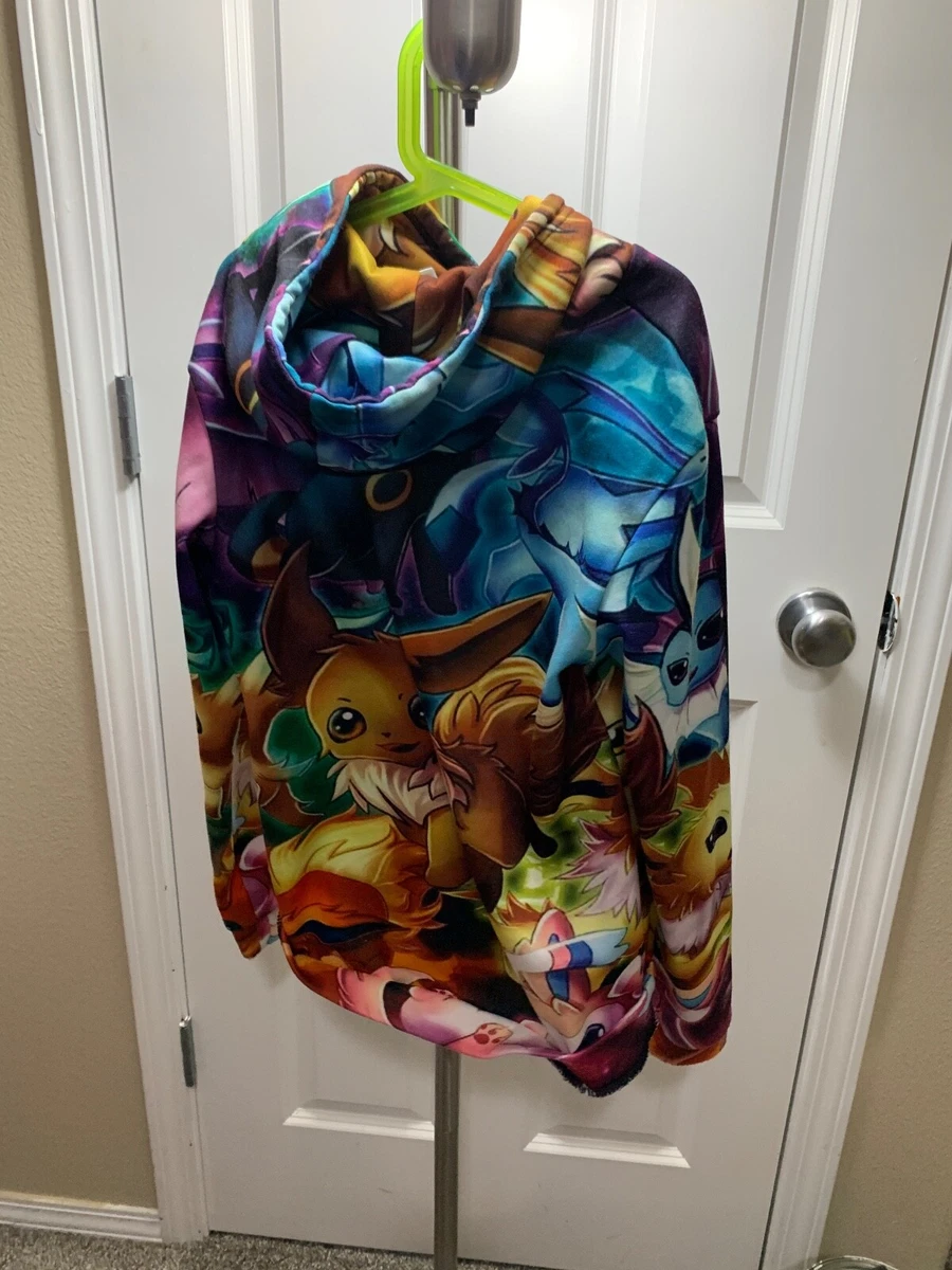 Eevee Umbreon Flareon Vaporeon Jolteon Slyveon Espeon Unisex Hoodie Sweater  M | eBay