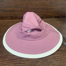 Coolibar Kids Hat Size S/M Pink UV Protection Convertible Boating Lightweight