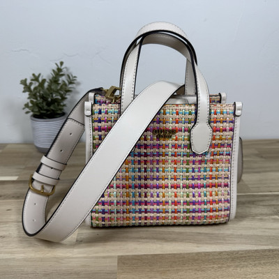 GUESS Silvana Mini Handbag, Pale Rose Logo Crossbody Spring