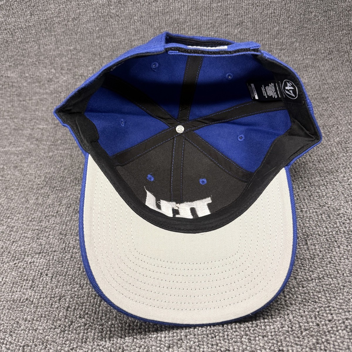 New York Giants '47 Brand MVP Hat Royal Blue NY Logo Adjustable NFL Cap