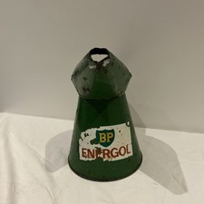 BP Energol half Gallon oil jug. Oil Pourer. BP Oil .Esso.Shell. Castrol