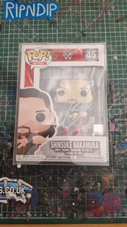 SHINSUKE NAKAMURA SIGNED AUTOGRAPHED WWE WRESTLING FUNKO POP FIGURE #45