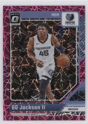 2024-25 Panini Donruss Optic Pink Velocity Prizm 5/79 GG Jackson II #12 1r1e