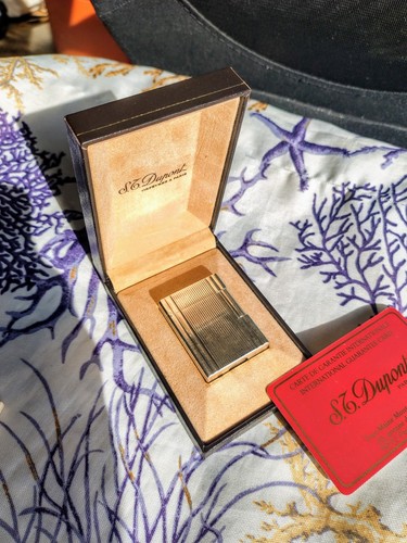Accendino DuPont Argento Funzionante Originale Con Garanzie