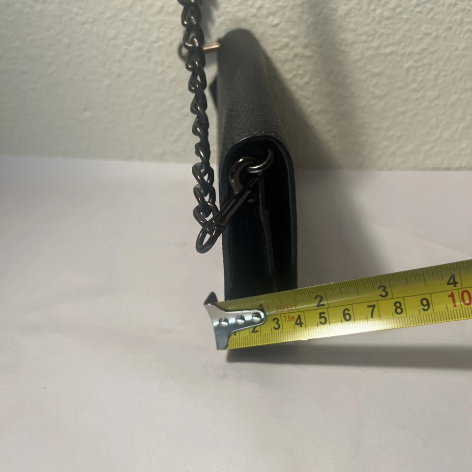 Coach Retail Polished Pebble Leather Crossbody Mini Bag Black C1802 - Image 4 of 4