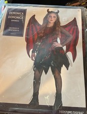 Demonica Girls Demon Halloween Costume - Child Medium 8-10-New