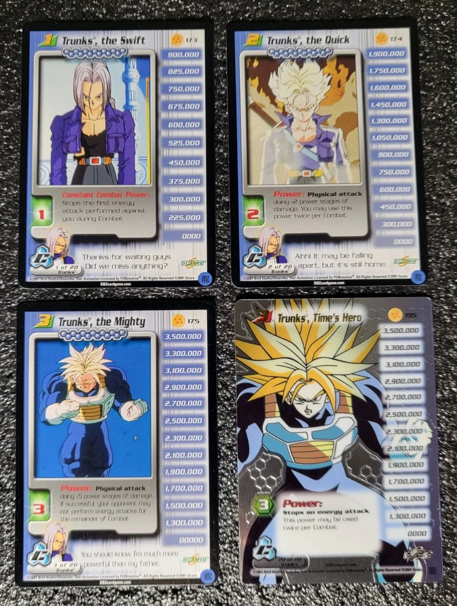 Preços baixos em Dragon Ball Z TCG Score Entertainment Cartões
