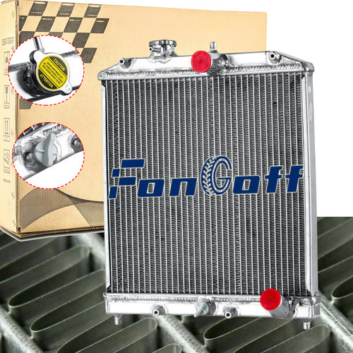 Aluminum Radiator For 92-00 Honda Civic EG EK Del Sol Integra B16 B18 ...