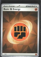 SVE014 Basic Fighting Energy Holo/Shiny Pokemon Prismatic Evolutions