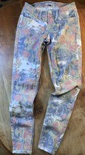 VTG YMI Foxy Super Skinny Floral Jeans Womens...