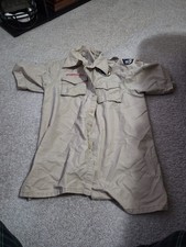 Boy Scouts Of America Adult Size M Short Sleeve Shirt With Patches
