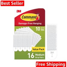 10 lb Medium Picture Hanging Strips 16 Pairs 32 Strips, Damage-Free Picture H... 0.63 per strip