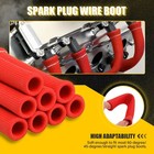 Spark Plug Wire Lead Boots Heat Shield Cover Protector Sleeve 8X Fit LS1/LS2/LS4